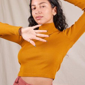 BIG BUD PRESS ESSENTIAL TURTLENECK - SPICY MUSTARD